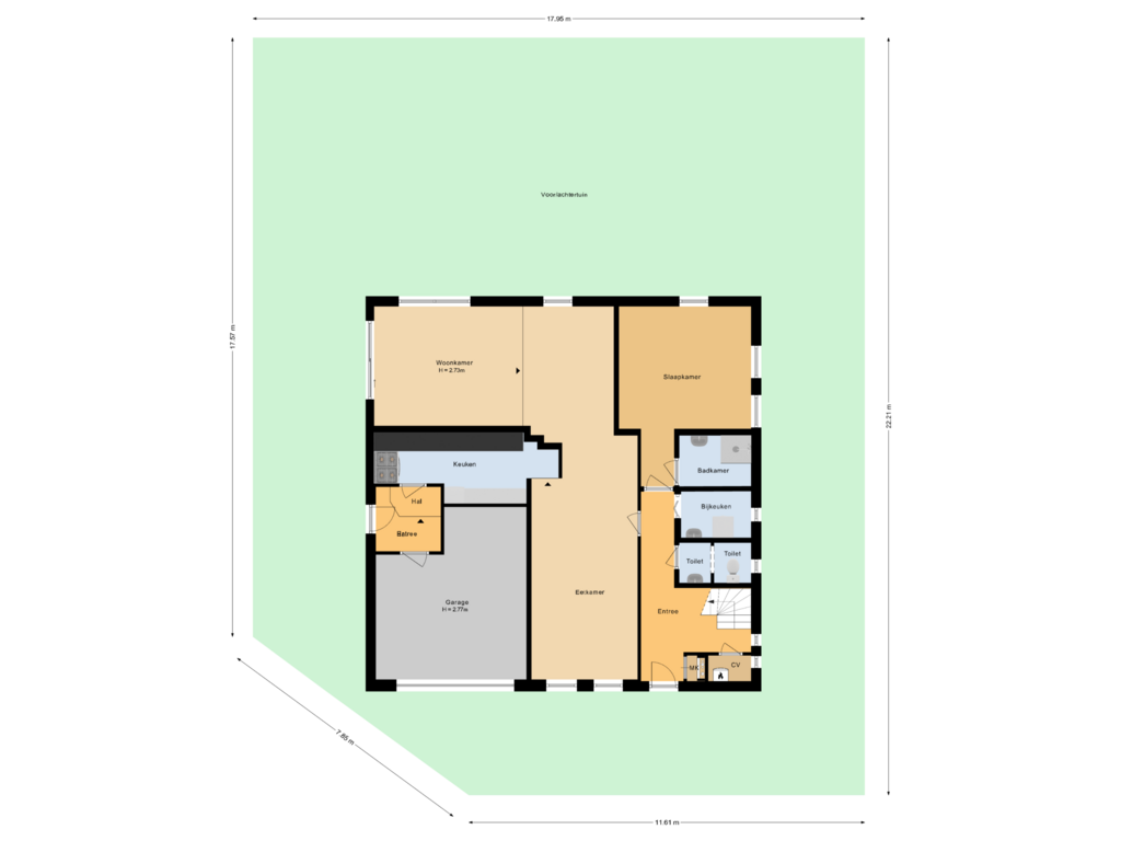 Bekijk plattegrond van Situatie van Duinkampen 24