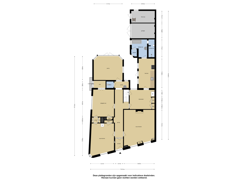 Bekijk plattegrond van Begane Grond van Hoofdstraat 33