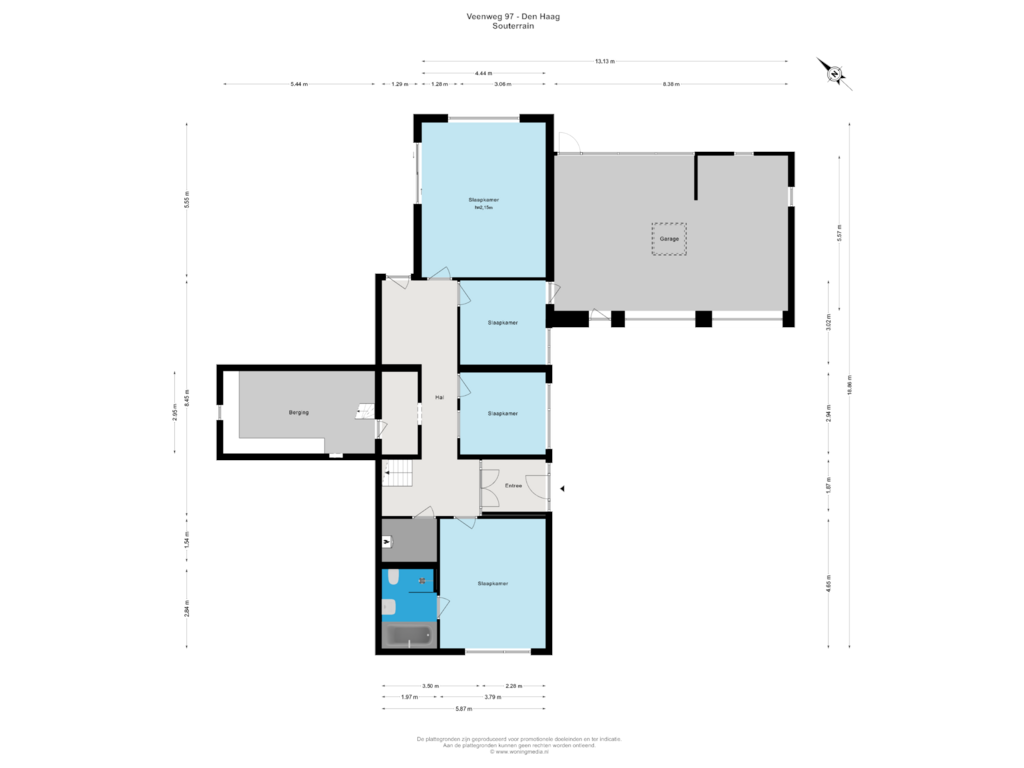 View floorplan of Souterrain of Veenweg 97