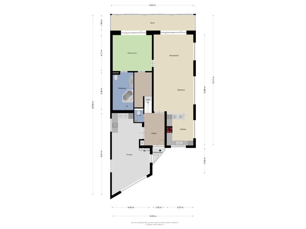 View floorplan of Begane grond of Nieuwmoersesteenweg 10