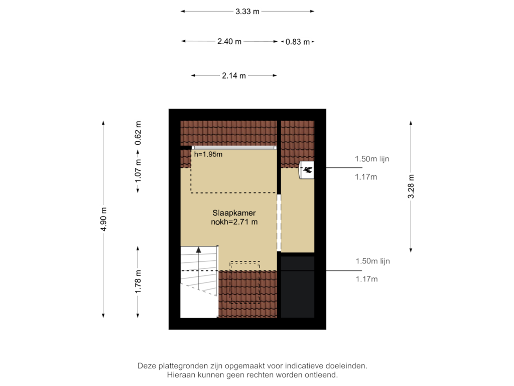 Bekijk plattegrond van Verdieping 1 van Pieter van Aschstraat 38-A