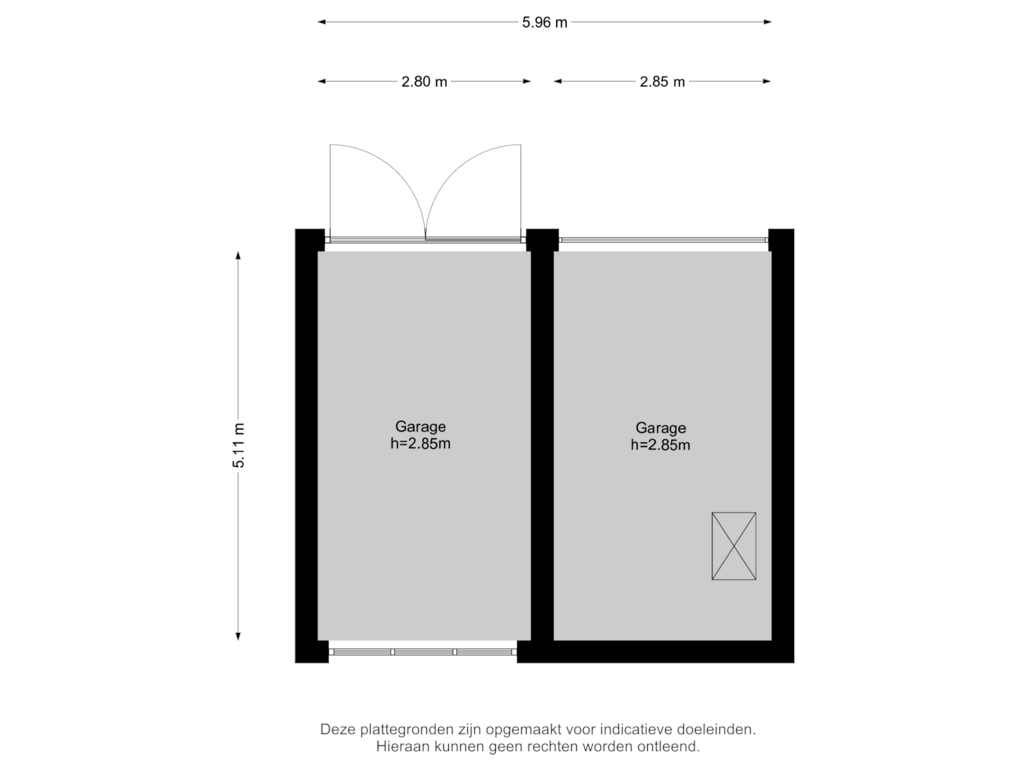 Bekijk plattegrond van Garage van Pieter van Aschstraat 38-A