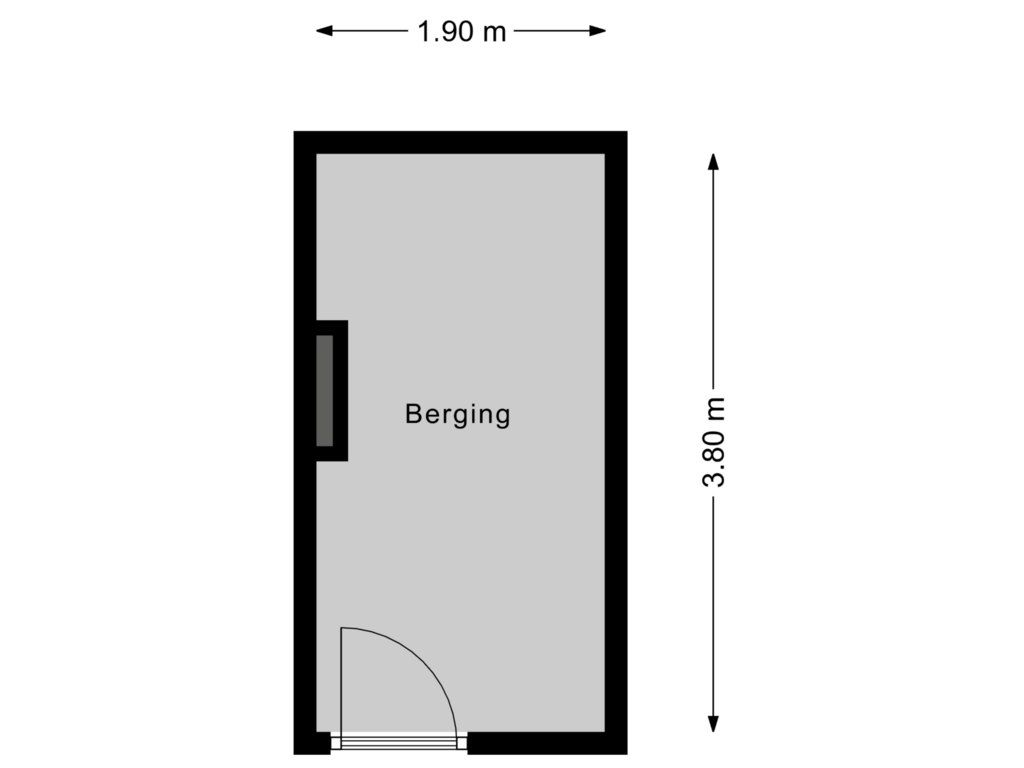 Bekijk plattegrond van Berging van Sarema 21