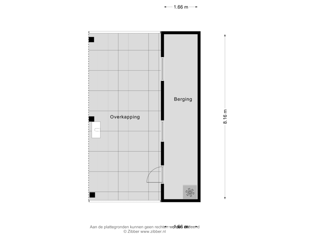 Bekijk plattegrond van Berging van Wedderstraat 59