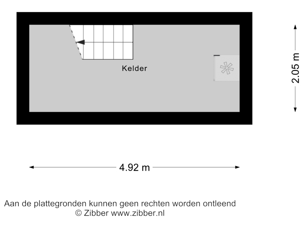 Bekijk plattegrond van Kelder van Generaal Van Heutszlaan 10