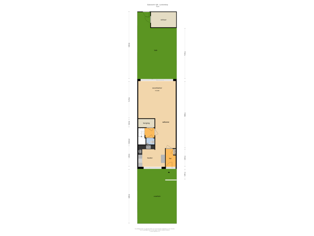 Bekijk plattegrond van TUIN van Dijkwacht 126