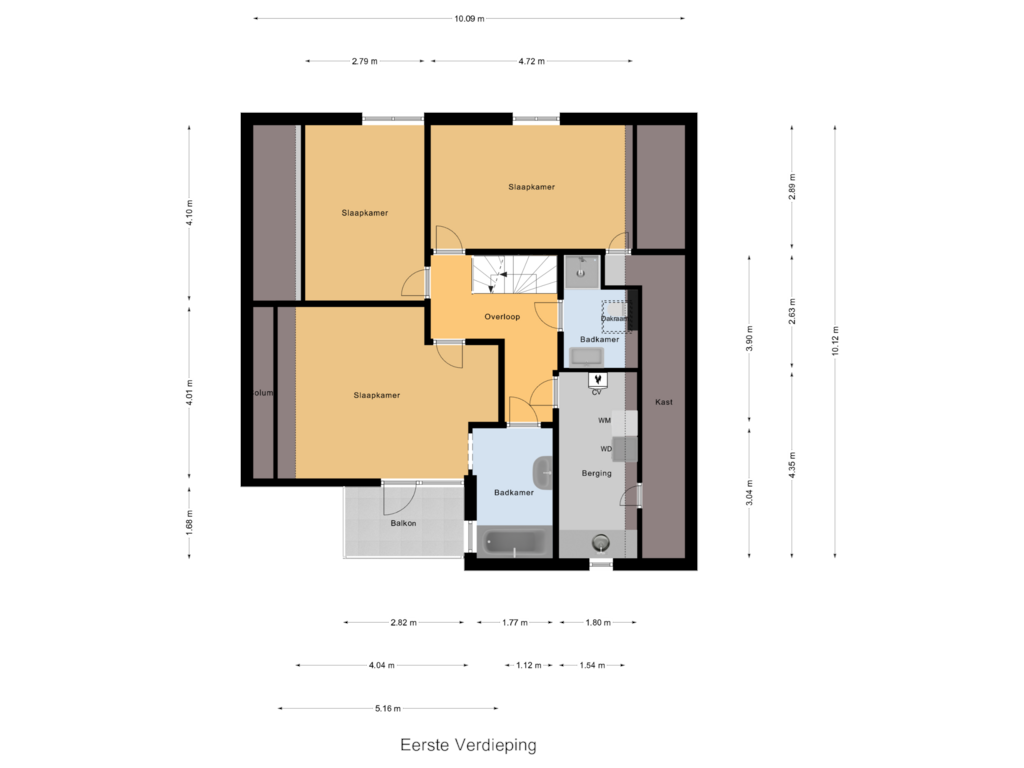 Bekijk plattegrond van Eerste Verdieping van Titan 43