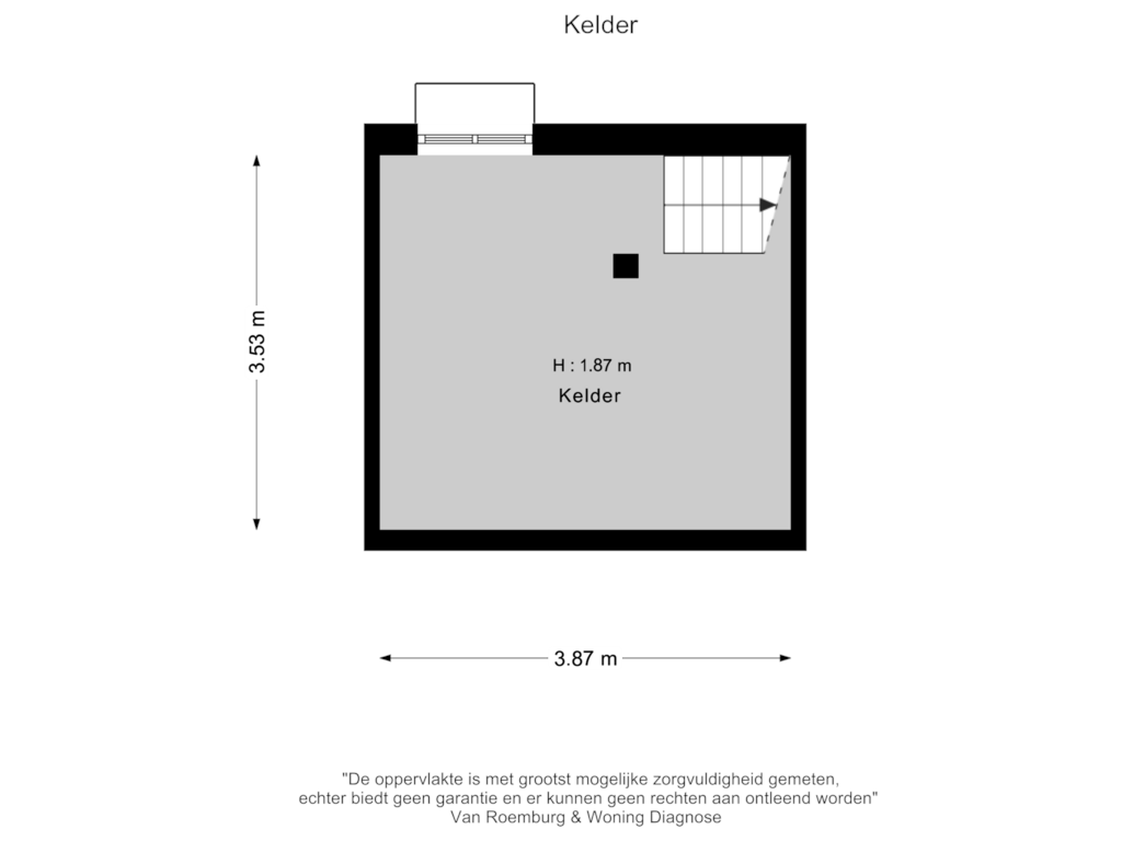 Bekijk plattegrond van Kelder van Zuiderzeestraatweg 66