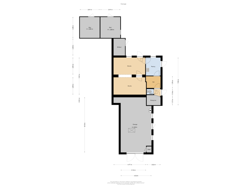 Bekijk plattegrond van Garage van Zuiderzeestraatweg 66