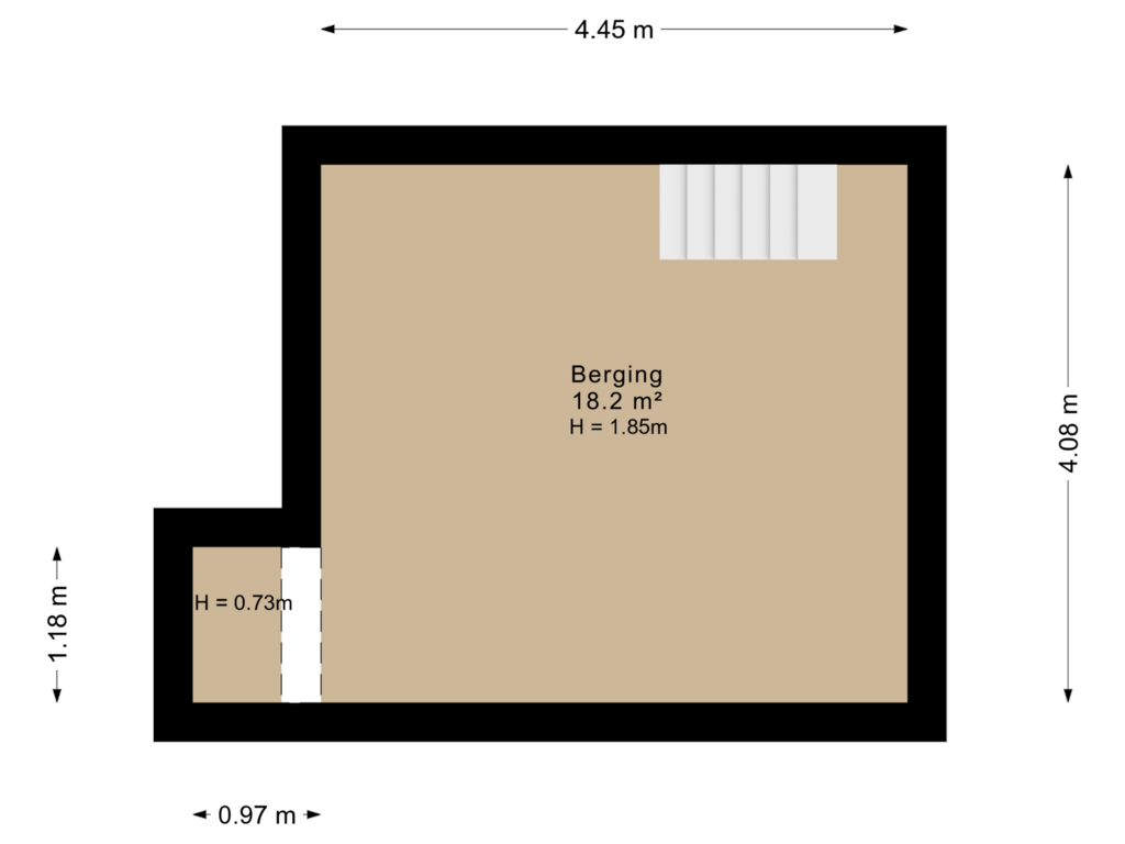 View floorplan of Kelder of Van Emstweg 85