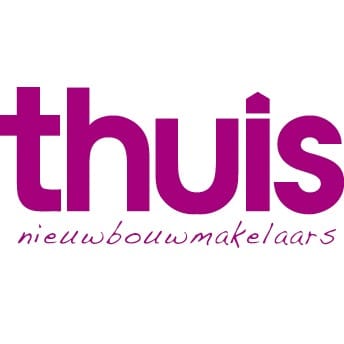 Thuis nieuwbouwmakelaars Logo