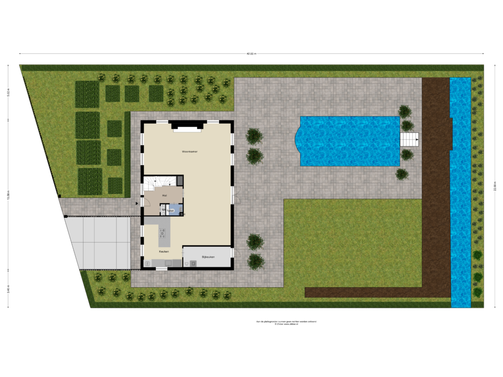 Bekijk plattegrond van Begane Grond-Tuin van Brouwersdam 50