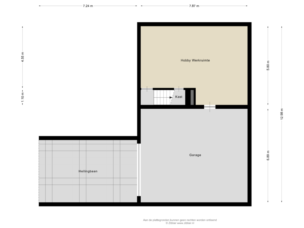 Bekijk plattegrond van Kelder van Brouwersdam 50