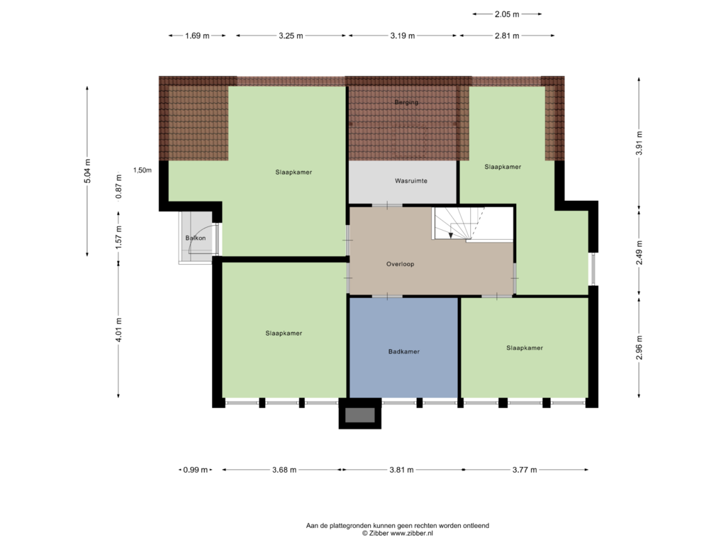 Bekijk plattegrond van Eerste Verdieping van Heemskerklaan 12