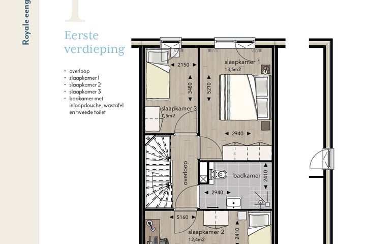 Bekijk foto 3 van Burgemeester Overdorpstraat (Bouwnr. 28)