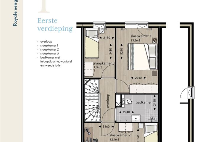 Bekijk foto 3 van Burgemeester Overdorpstraat (Bouwnr. 26)