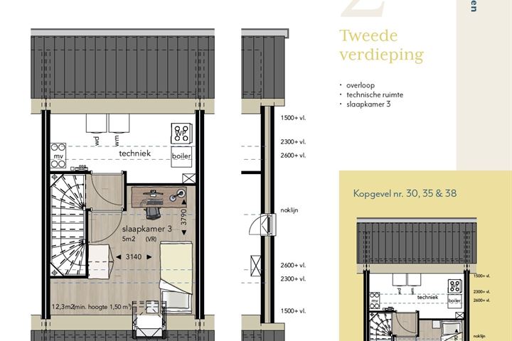 Bekijk foto 4 van Burgemeester Overdorpstraat (Bouwnr. 31)