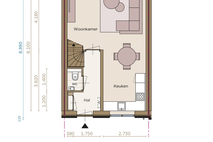 Bekijk foto 2 van Rijwoning (Bouwnr. 43)