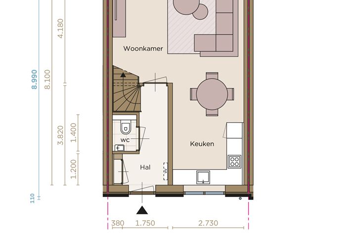 Bekijk foto 2 van Rijwoning (Bouwnr. 40)