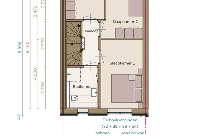 Bekijk foto 3 van Rijwoning (Bouwnr. 40)