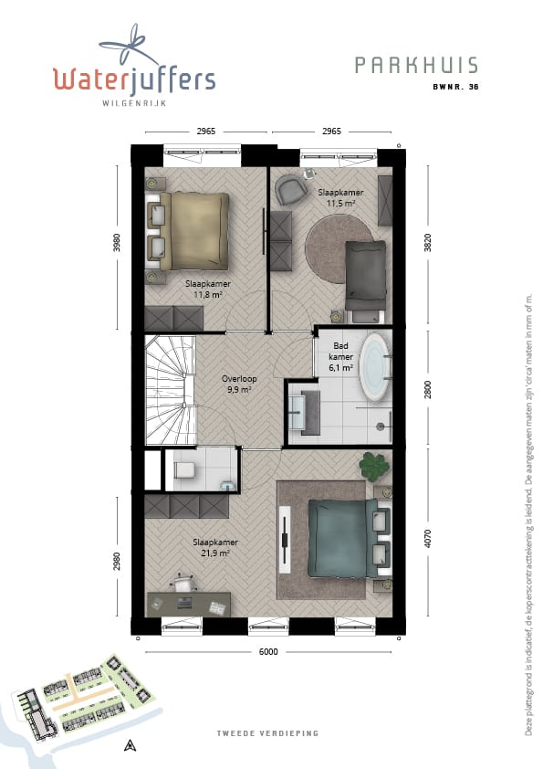 Foto 13 van Parkhuizen bij het water (Bouwnr. 36)
