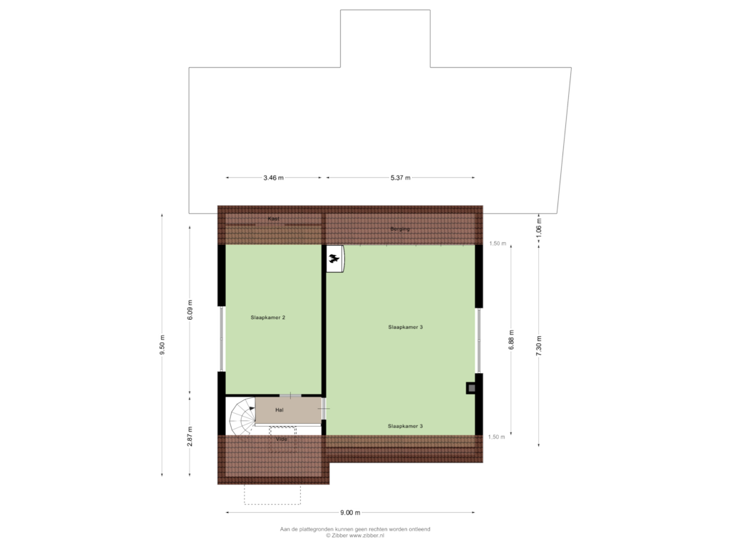 Bekijk plattegrond van Eerste Verdieping van Reewal 4