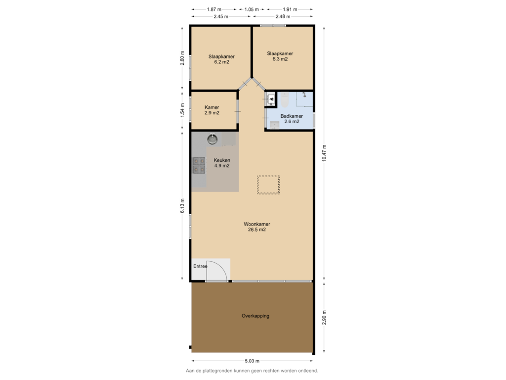 Bekijk plattegrond van Begane Grond van Skûtmakkerspôle 8-T27