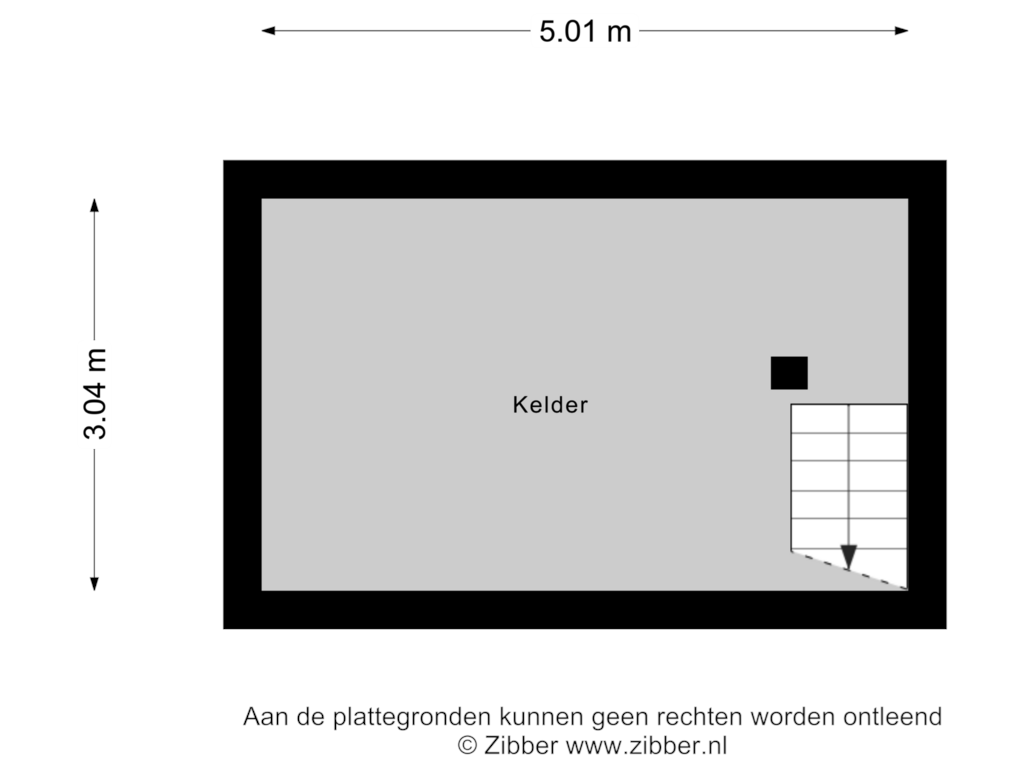 Bekijk plattegrond van Kelder van Hoofdstraat 33