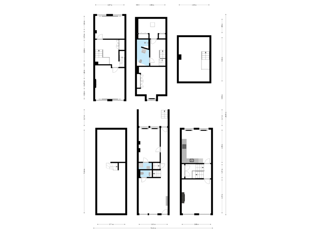 Bekijk plattegrond van First floor (copy) van Capucijnenstraat 108