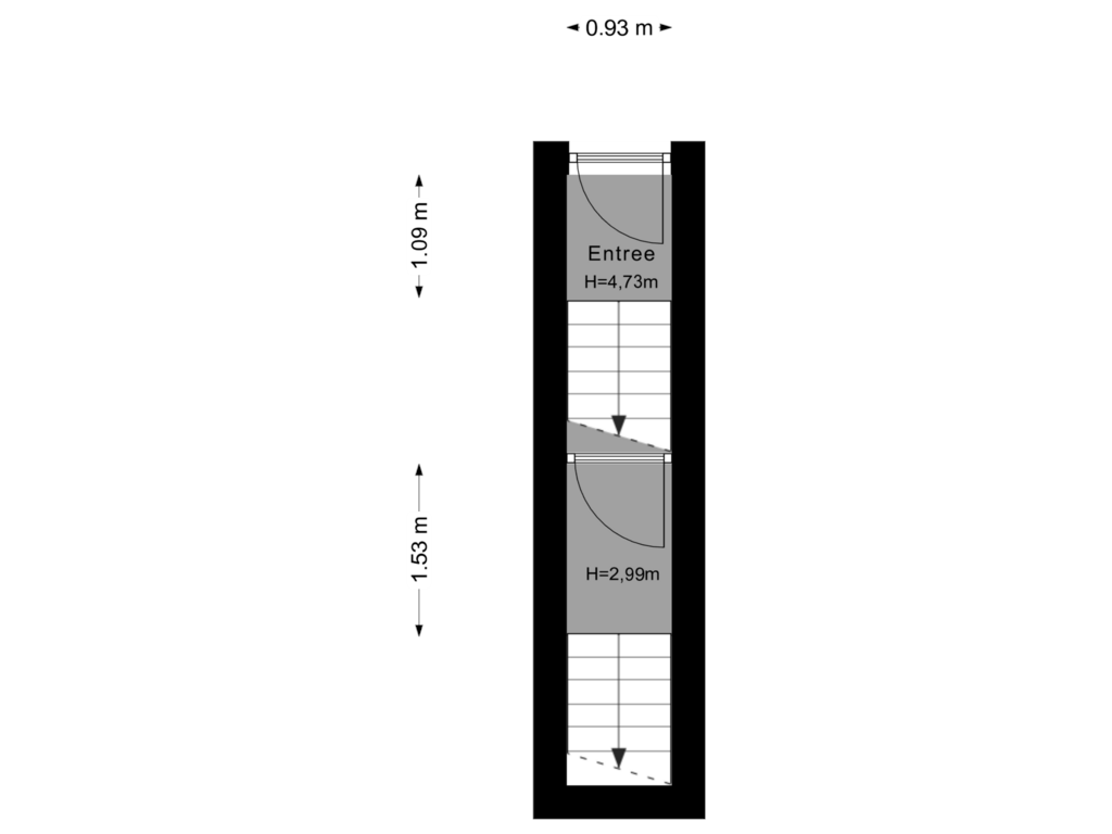 Bekijk plattegrond van Begane Grond van Voorschoterlaan 114-A