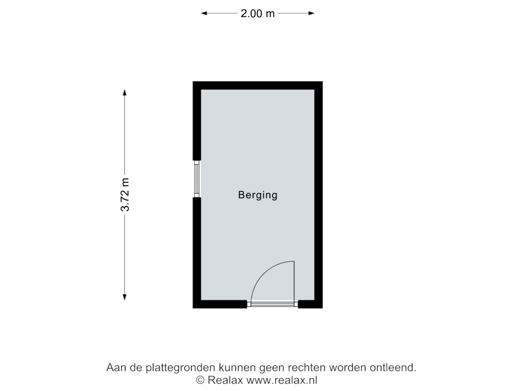 View floorplan of Berging of Nesweg 13