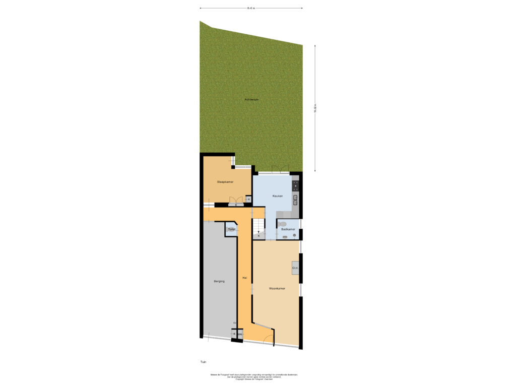 Bekijk plattegrond van Tuin van Noordeinde 5