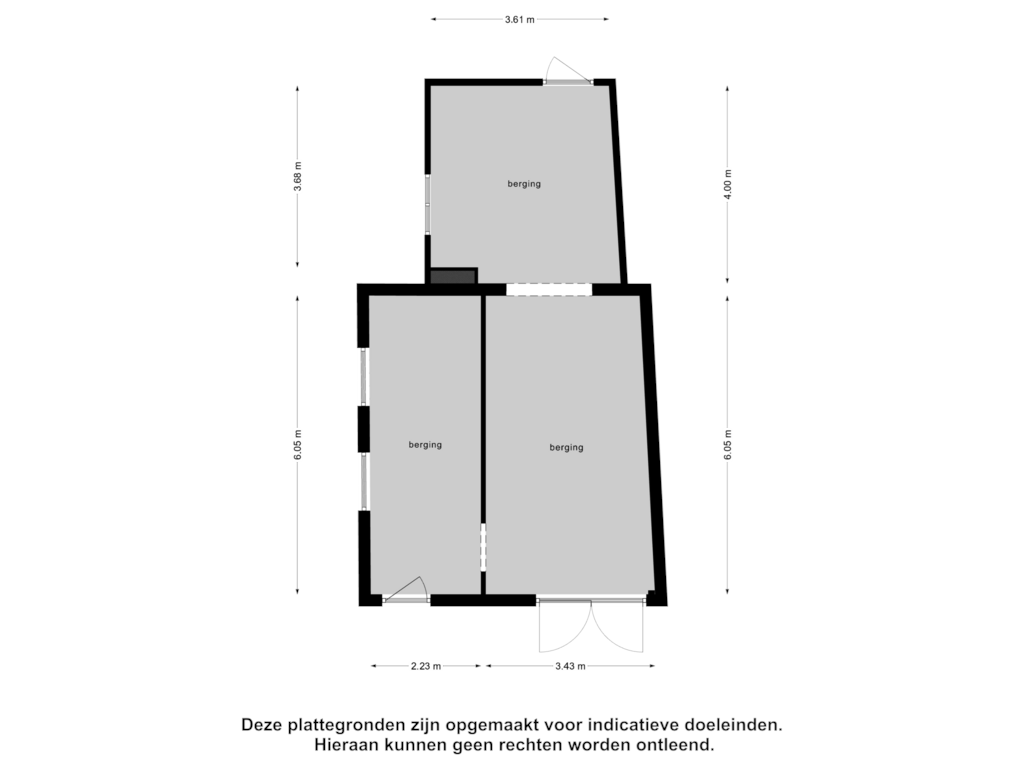 Bekijk plattegrond van Berging van Heuvelstraat 6