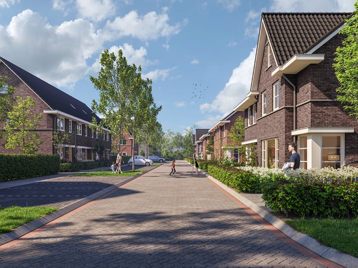 Foto 2 van 2 onder 1 kap woning D (Bouwnr. 6)