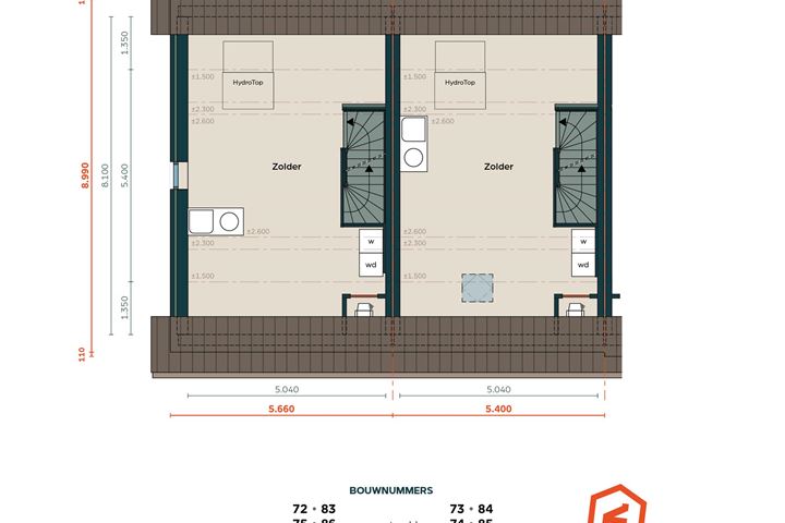 Bekijk foto 7 van Tussenwoning E (Bouwnr. 74)