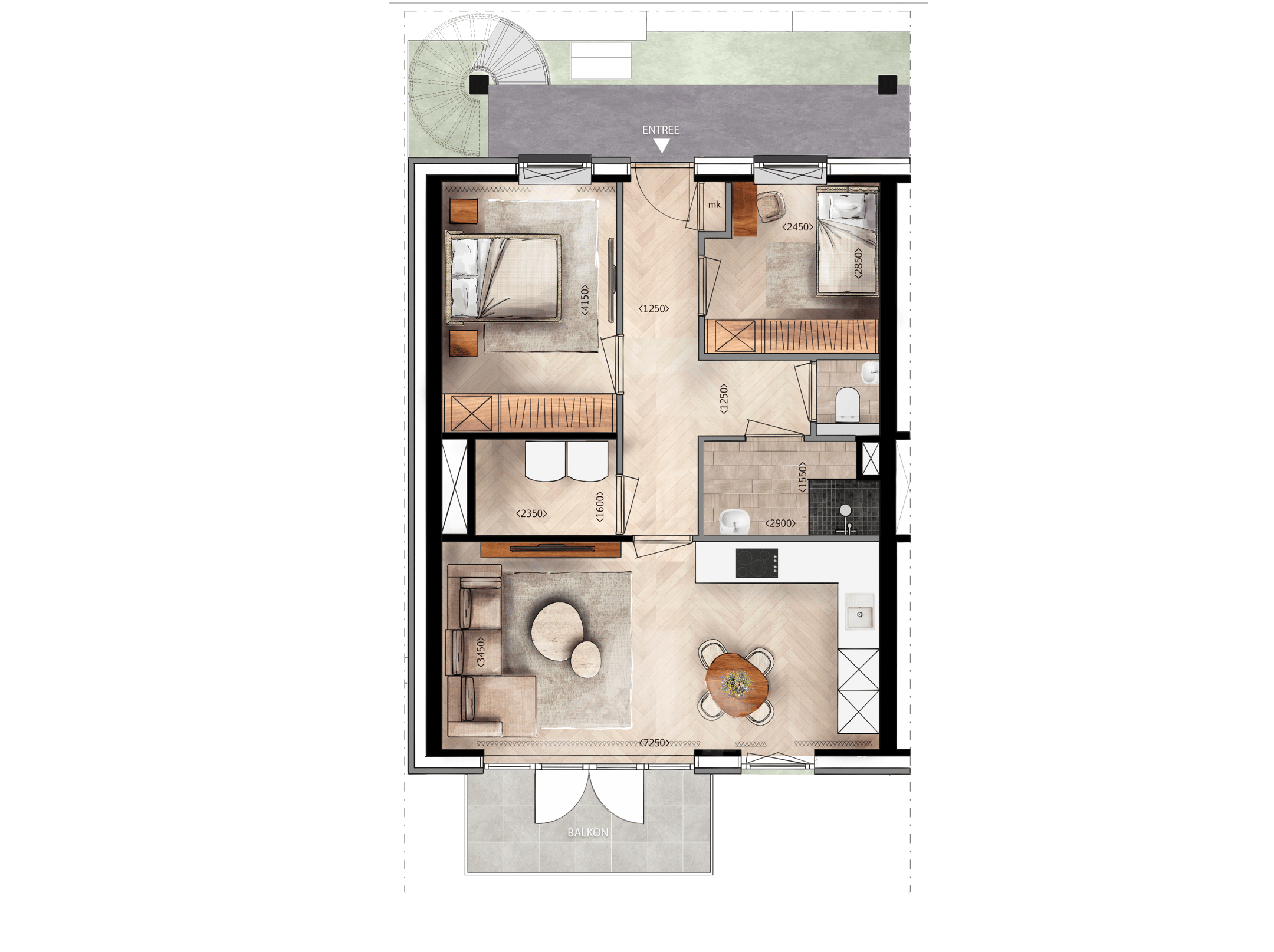 Foto 3 van A (Bouwnr. 2.05)