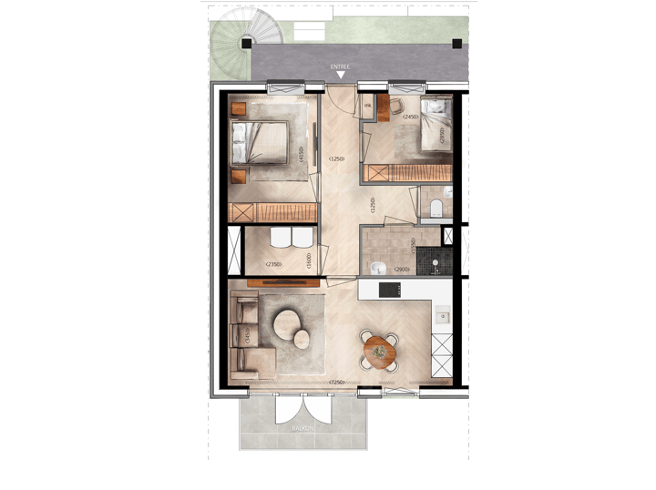 Foto 3 van A (Bouwnr. 1.04)