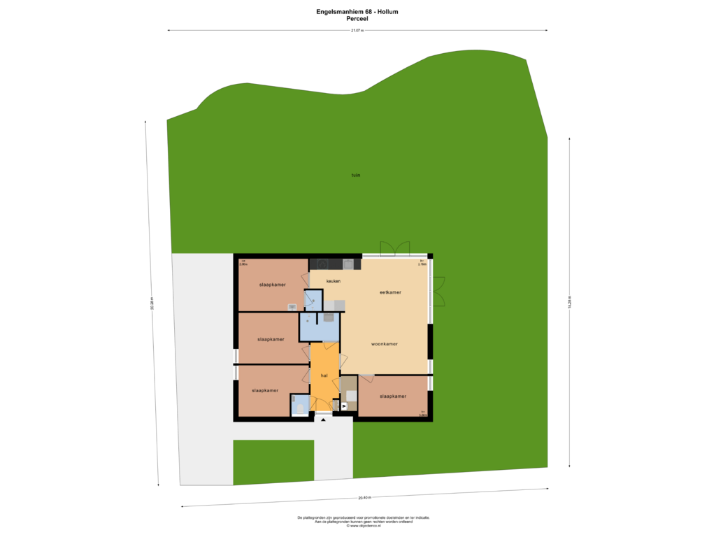 View floorplan of PERCEEL of Engelsmanhiem 68