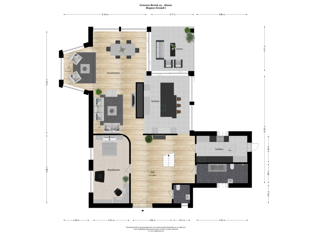 View floorplan of BEGANE GROND I of Graeser Brook 14