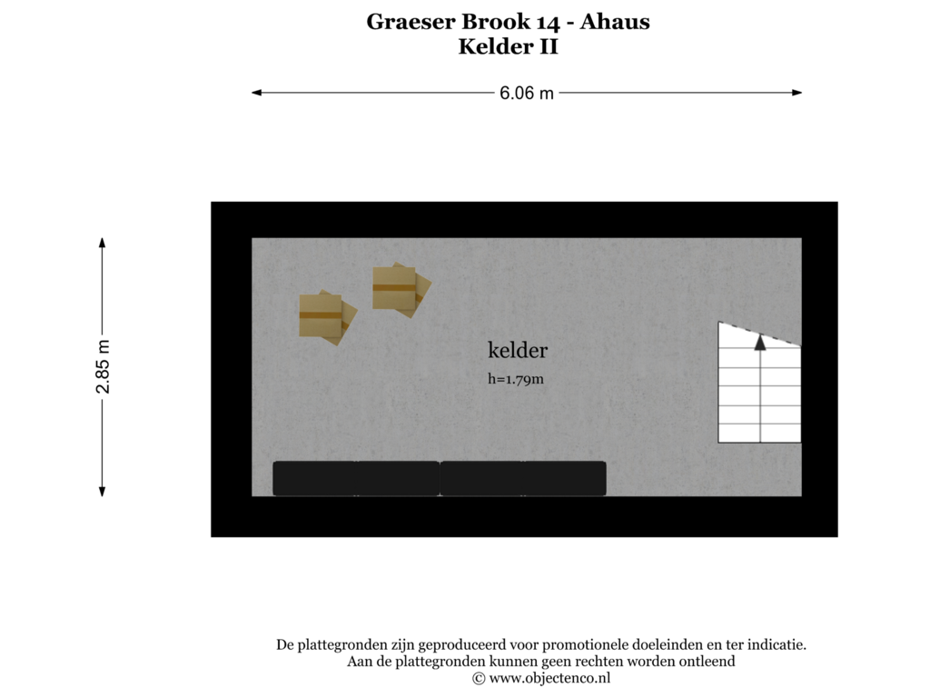 Bekijk plattegrond van KELDER II van Graeser Brook 14