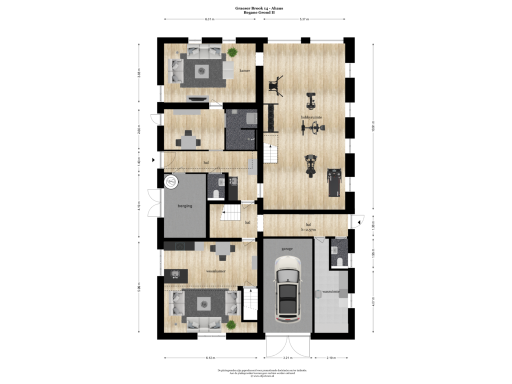 View floorplan of BEGANE GROND II of Graeser Brook 14