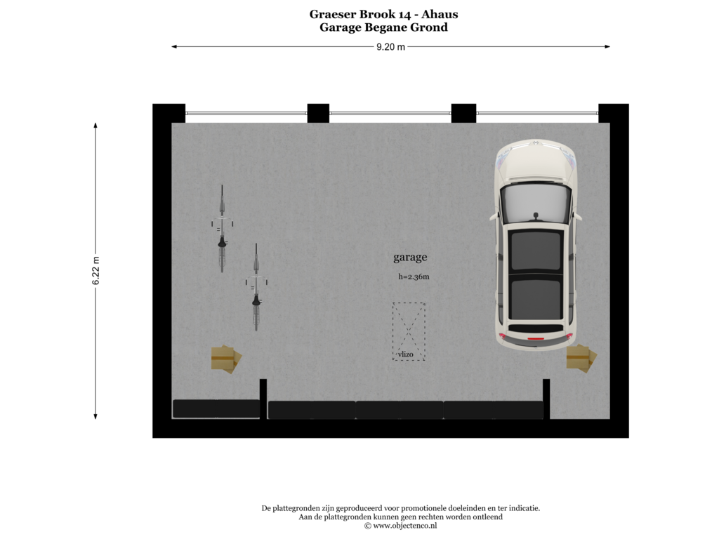 Bekijk plattegrond van GARAGE BG van Graeser Brook 14