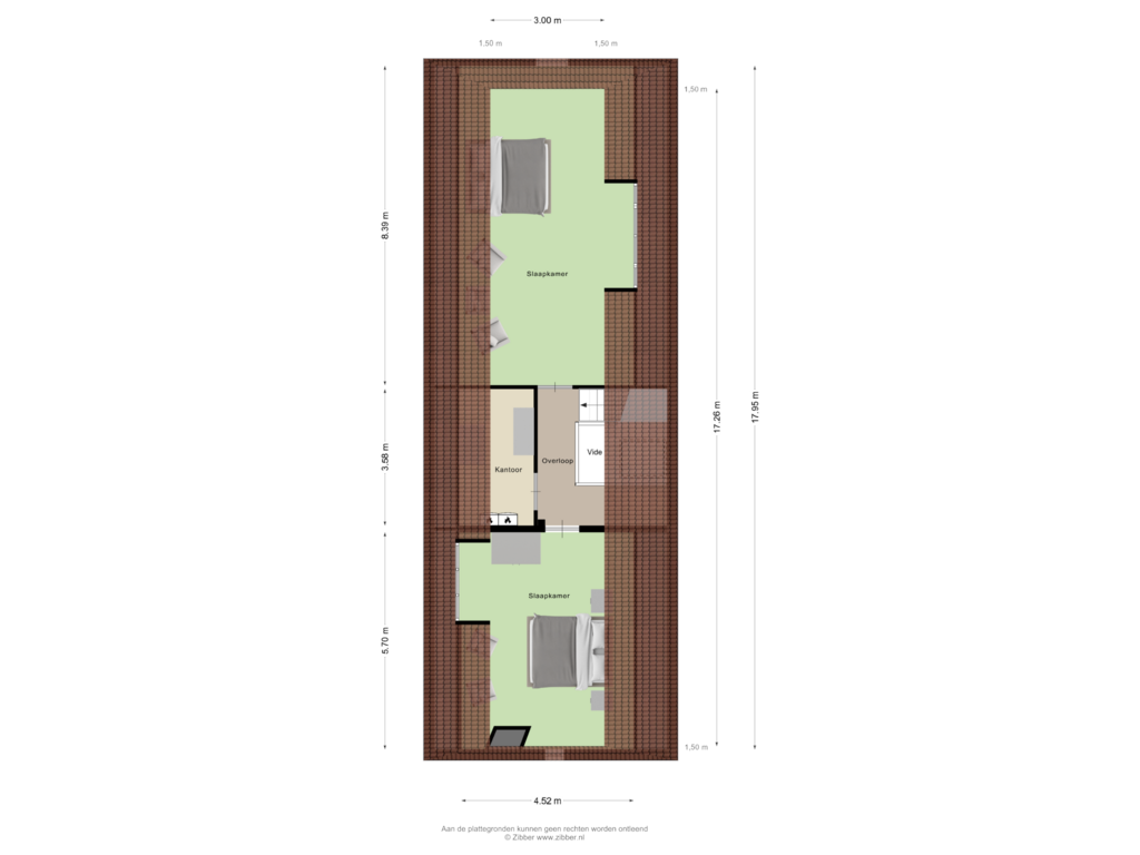 Bekijk plattegrond van Eerste verdieping van Westeinde 110