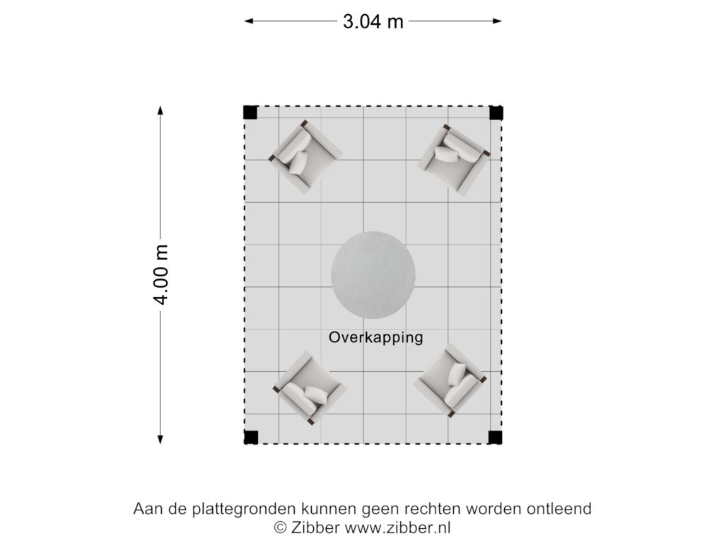 Bekijk plattegrond van Overkapping van Westeinde 110