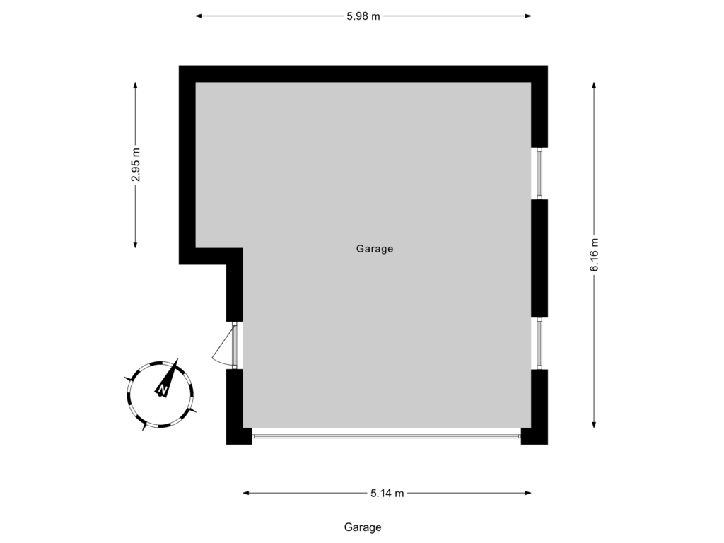 Bekijk plattegrond van Garage van Koekoekslaan 8