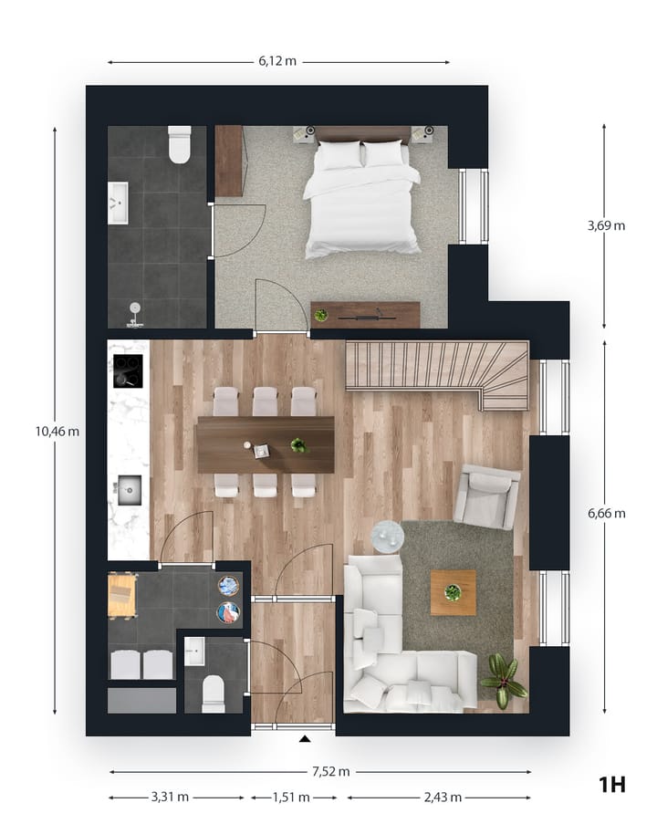 Foto 4 van Jachthavenstraat 1-H