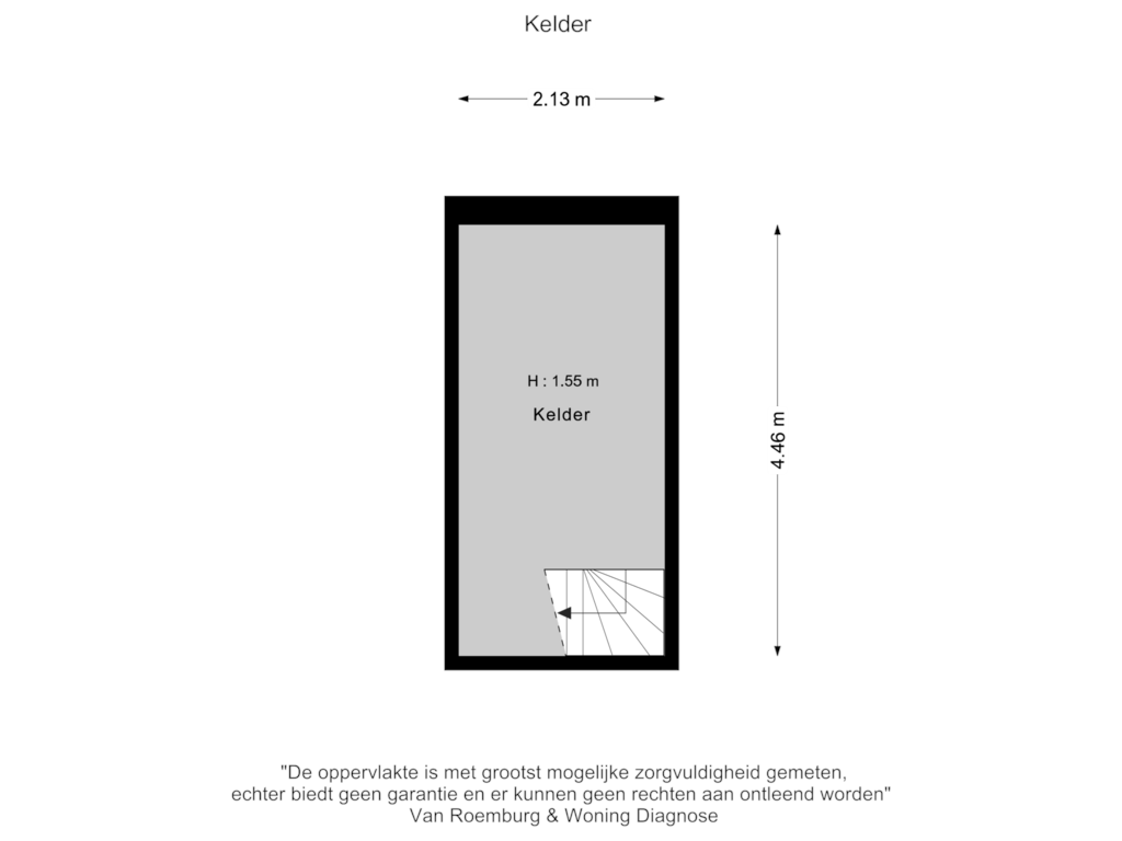 Bekijk plattegrond van Kelder van Oranjekade 9-A