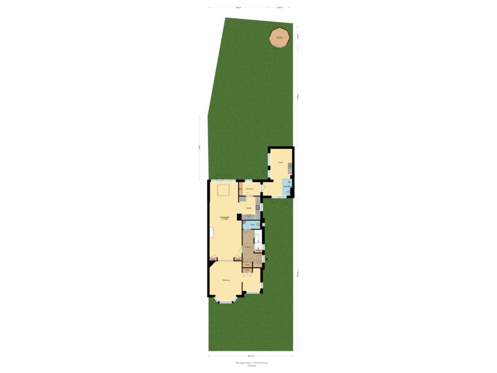 Bekijk plattegrond van Situatie van Rijnegomlaan 3