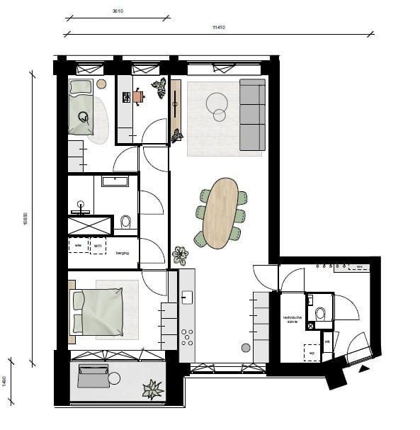 Foto 7 van Bredius (Bouwnr. 45)