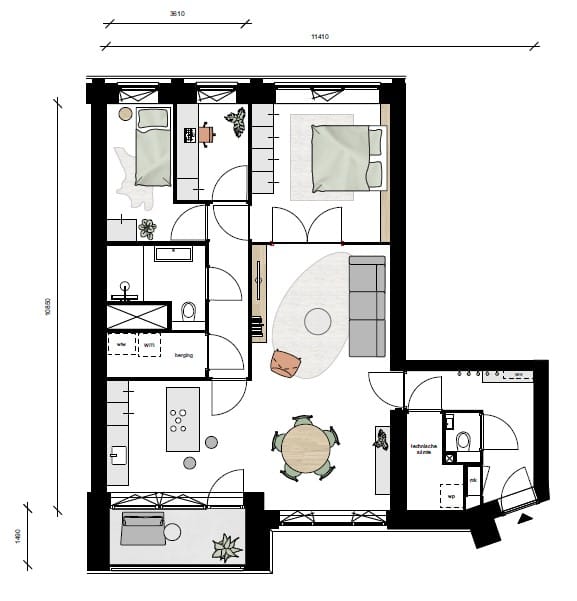Foto 8 van Bredius (Bouwnr. 45)